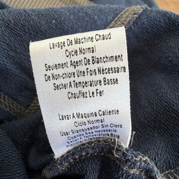 ALO Yoga Zip Up Hoodie Sweatshirt Blue Organic Women's XXL - Picture 9 of 11